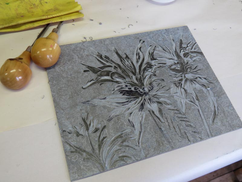 Linocut Relief Printmaking