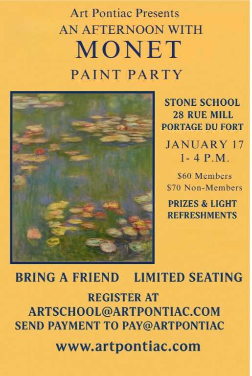 AN AFTERNOON WITH MONET PAINT PARTY
