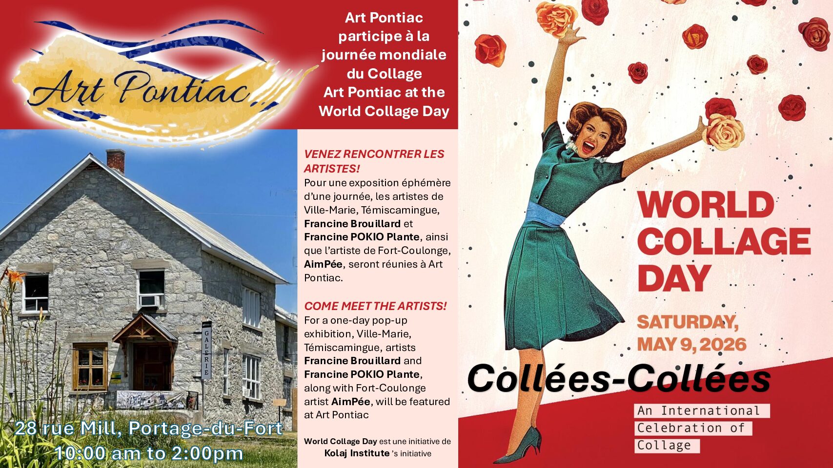 World Collage Day Pop Up Exhibition