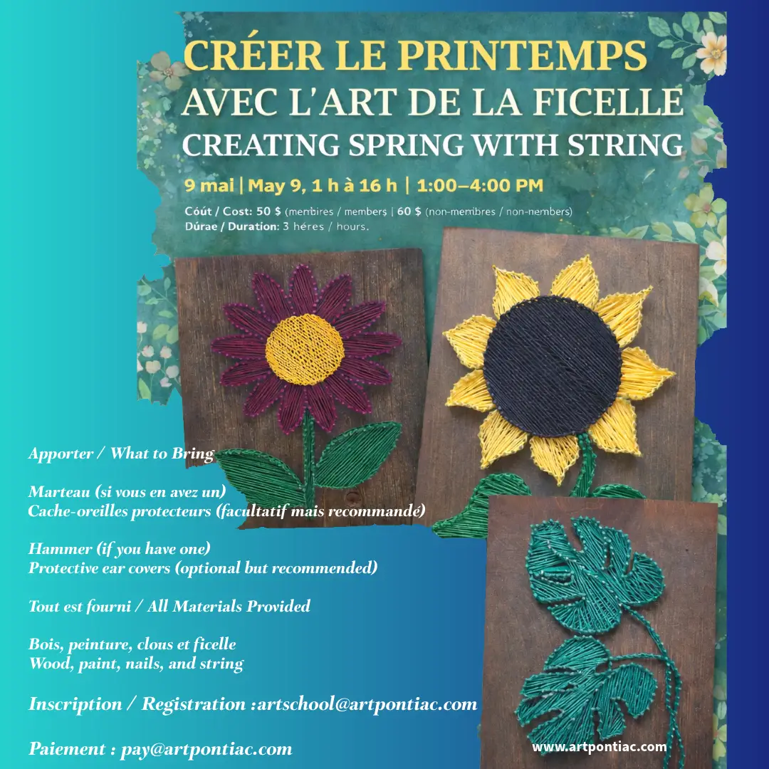 Creer Le Printemps Avec L'art ficelle/ Creating Spring with String